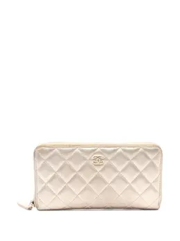 Chanel 2014 diamond-quilted long wallet 30210767