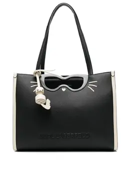 Karl Lagerfeld logo-lettering tote bag 30219111