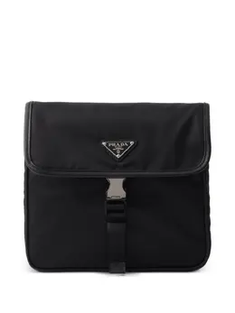 Prada logo-plaque messenger bag 30155791