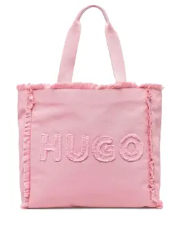 Hugo logo-embroidered tote bag 29937499