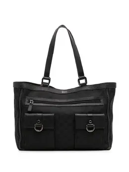 Gucci 2016-2024 GG Canvas Abbey D Ring Pocket tote bag 30406627