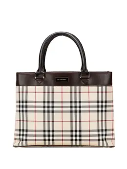 Burberry 2000-2017 House Check Canvas tote bag 30409239