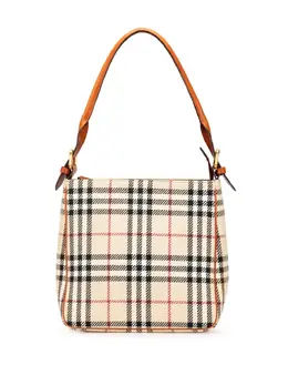 Burberry 2000-2017 House Check Tweed shoulder bag 30400318