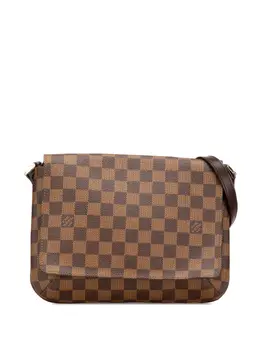Louis Vuitton 2002 Damier Ebene Musette Tango Short Strap shoulder bag 30410121