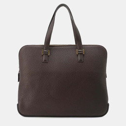 Hermes Brown Fjord Leather Escapada Shoulder Bag 1150476