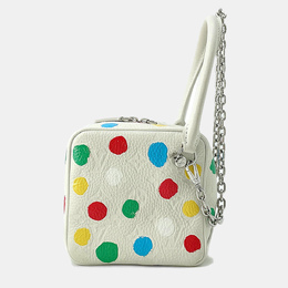 Louis Vuitton White/Multicolor Monogram Empreinte Leather LV X YK Square Bag 1153963