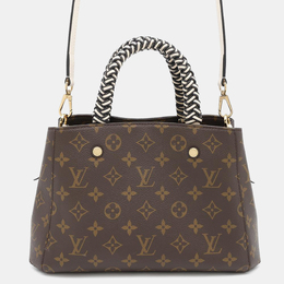 Louis Vuitton Noir/Cream Monogram Montaigne BB Shoulder Bag 1153937