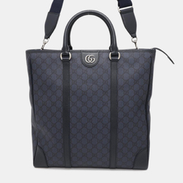 Gucci Navy PVC Leather Ophidia Tote Bag 1153903