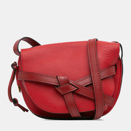 Loewe Red Leather Gate Small Crossbody Bag 1153320