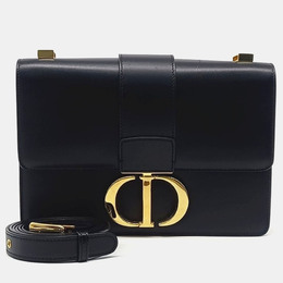Christian Dior Black Leather 30 Montaign Bag 1154678