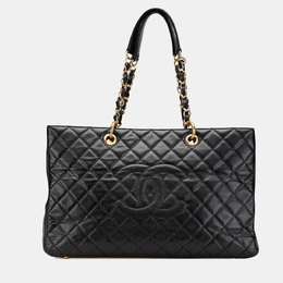 Chanel Black Caviar Grand Shopping Tote XL 1154583