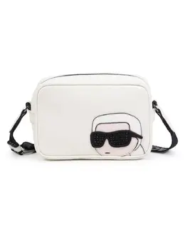 Сумка на плечо для девочки с застежкой-молнией Karl Lagerfeld, белый mp_0049957_z30407k122 | blanco