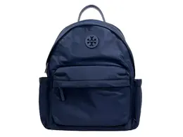 Рюкзак-сумка из нейлона темно-синего цвета Ella 88368 Tory Burch 0196133066720