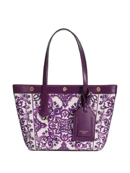 Dolce & Gabbana medium Majolica-print tote bag 29689371