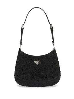 Prada Cleo crystal-embellished shoulder bag 20809822