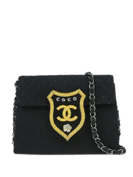 Chanel 2005 emblem-logo shoulder bag 30127425
