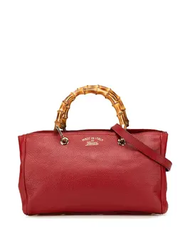 Gucci 2000-2015 Medium Calfskin Bamboo Shopper satchel 30431512
