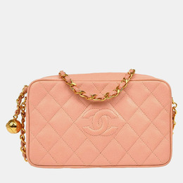 Chanel Pink Caviar Leather Camera Bag 1155578