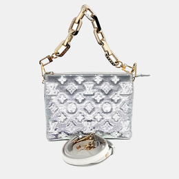 Louis Vuitton Silver Leather Cusant BB bag 1154911
