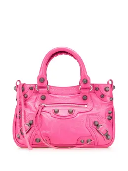 Balenciaga 2022-2024 Small Lambskin Motocross Neo Cagole satchel 30434439