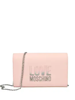 Сумка через плечо с логотипом Love Moschino, розовый 30108460 | розовый