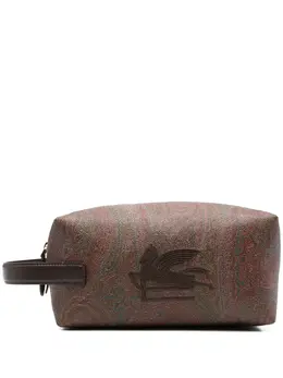 Etro embroidered-logo wash bag 30252494