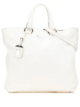 Prada 2000-2024 Vitello Daino Open Convertible Tote satchel 30439880