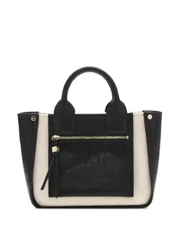 Ganni logo-embossed tote bag 30182656