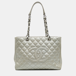 Chanel Gold Caviar Grand Shopping Tote 1156292