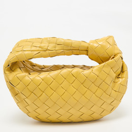 Bottega Veneta Yellow Intrecciato Leather Mini Jodie Hobo 1156148