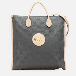 Gucci Grey Medium GG Nylon Off the Grid Convertible Tote 1156166