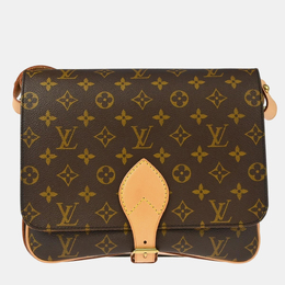 Louis Vuitton Brown Monogram Cartouchiere GM Shoulder Bag 1155527