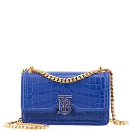 Burberry Knight Crocodile-Effect Leather Mini TB Bag 8074078