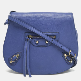 Balenciaga Dark Blue Leather Classic Crossbody Bag 1157873