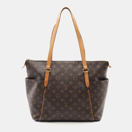 Louis Vuitton Totally Mm Tote Shoulder Bag Monogram Leather Brown 1157211