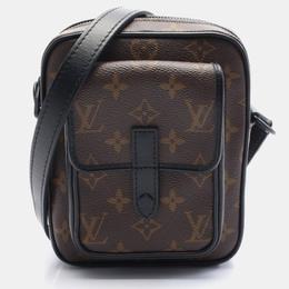 Louis Vuitton Brown Monogram Macassar Canvas Christopher Wearable Wallet Shoulder Bag 1157182
