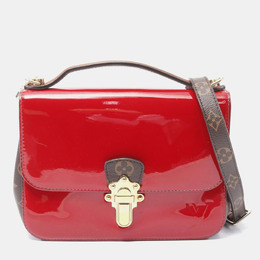 Louis Vuitton Patent Calfskin Monogram Cherrywood BB Scarlet Crossbody Bag 1157075