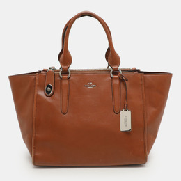 Coach Brown Leather Crosby Carryall Satchel 1156555