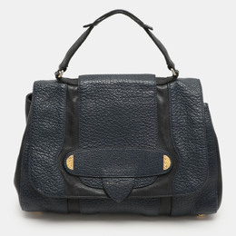 Marc Jacobs Navy Blue/Black Leather Thompson Top Handle Bag 1156584