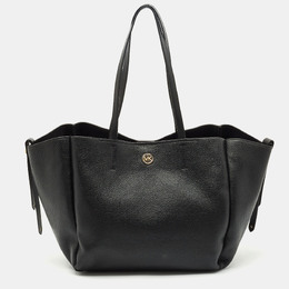 Michael Kors Black Leather Open Tote 1156268