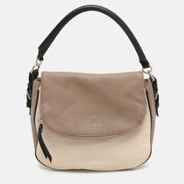 Kate Spade Beige/Cream Leather Small Devin Shoulder Bag 1156067