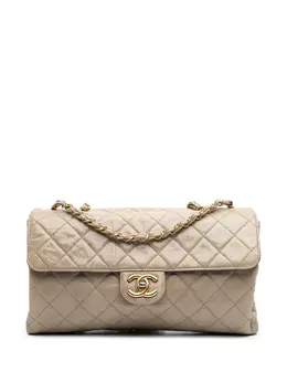 Chanel 2010-2011 Jumbo CC Quilted Calfskin Straight Flap shoulder bag 30470020