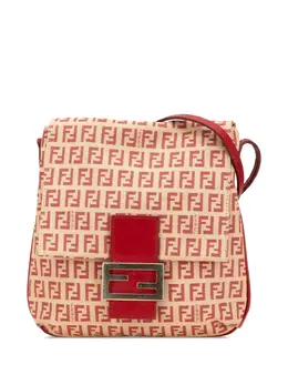 Fendi 2000-2010 Zucchino Canvas Flap crossbody bag 30468897