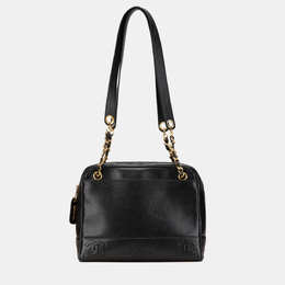 Chanel Black Triple CC Caviar Shoulder Bag 1157297
