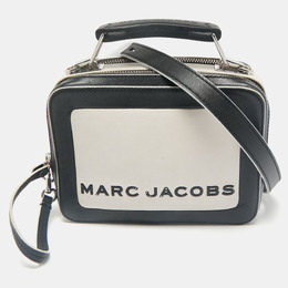 Marc Jacobs Black/White Leather The Mini Box Bag 1156874