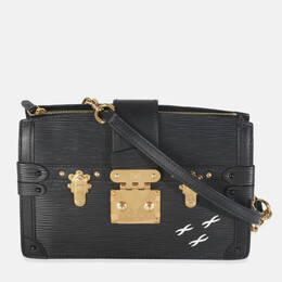 Louis Vuitton Black Epi Leather Trunk Clutch 1156698
