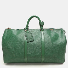 Louis Vuitton Green Epi Leather Keepall 50 Bag 1156610