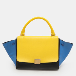 Celine Tricolor Leather Mini Trapeze Bag 1156607