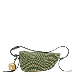 Burberry Mini Shield Houndstooth Sling Bag 8082579