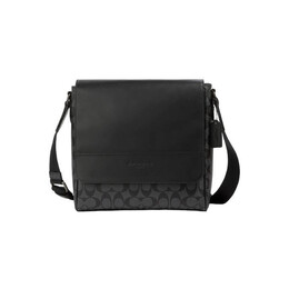 Сумка Coach Outlet Houston Map In Signature Canvas, бронзовый/темно-серый/черный 573 | gunmetal/charcoal/black